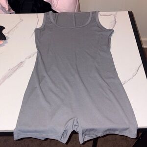 SHEIN Gray Shapewear Bodysuit